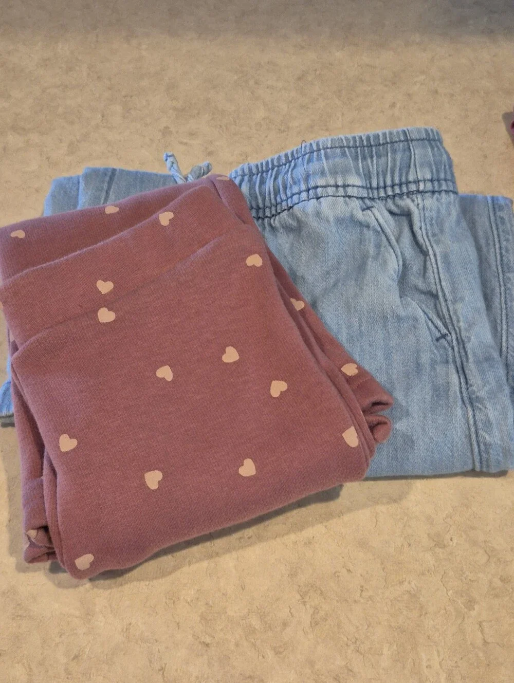 Lot Of 4 Girls Size 5 Casual Pants, Assortment Of Brands